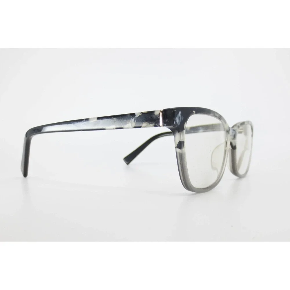 Christian Siriano Eyeglass Frames Marbled Black White Rectangular 51-17-135